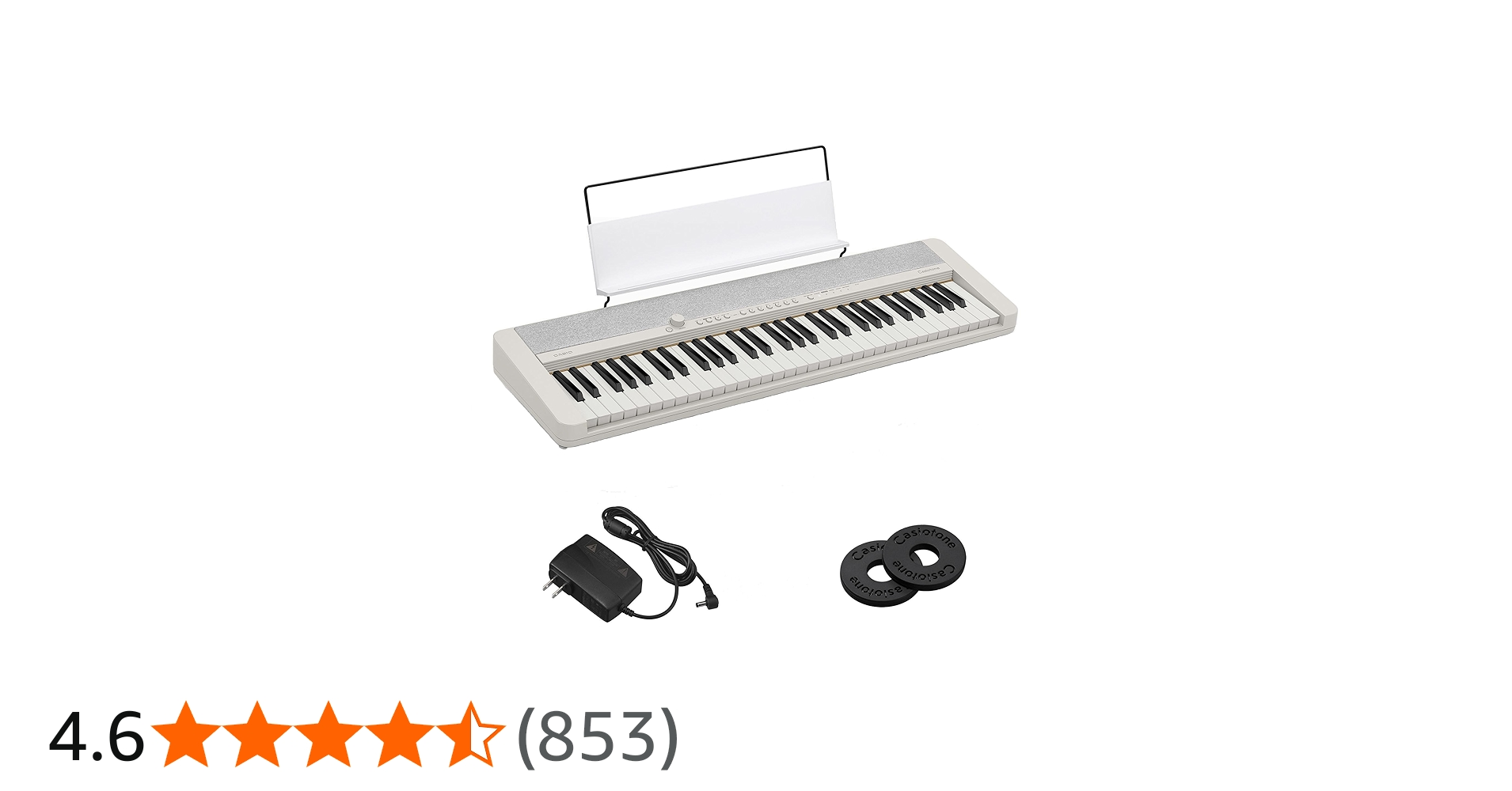 Amazon.co.jp: カシオ (CASIO) 電子キーボード Casiotone CT-S1 WE