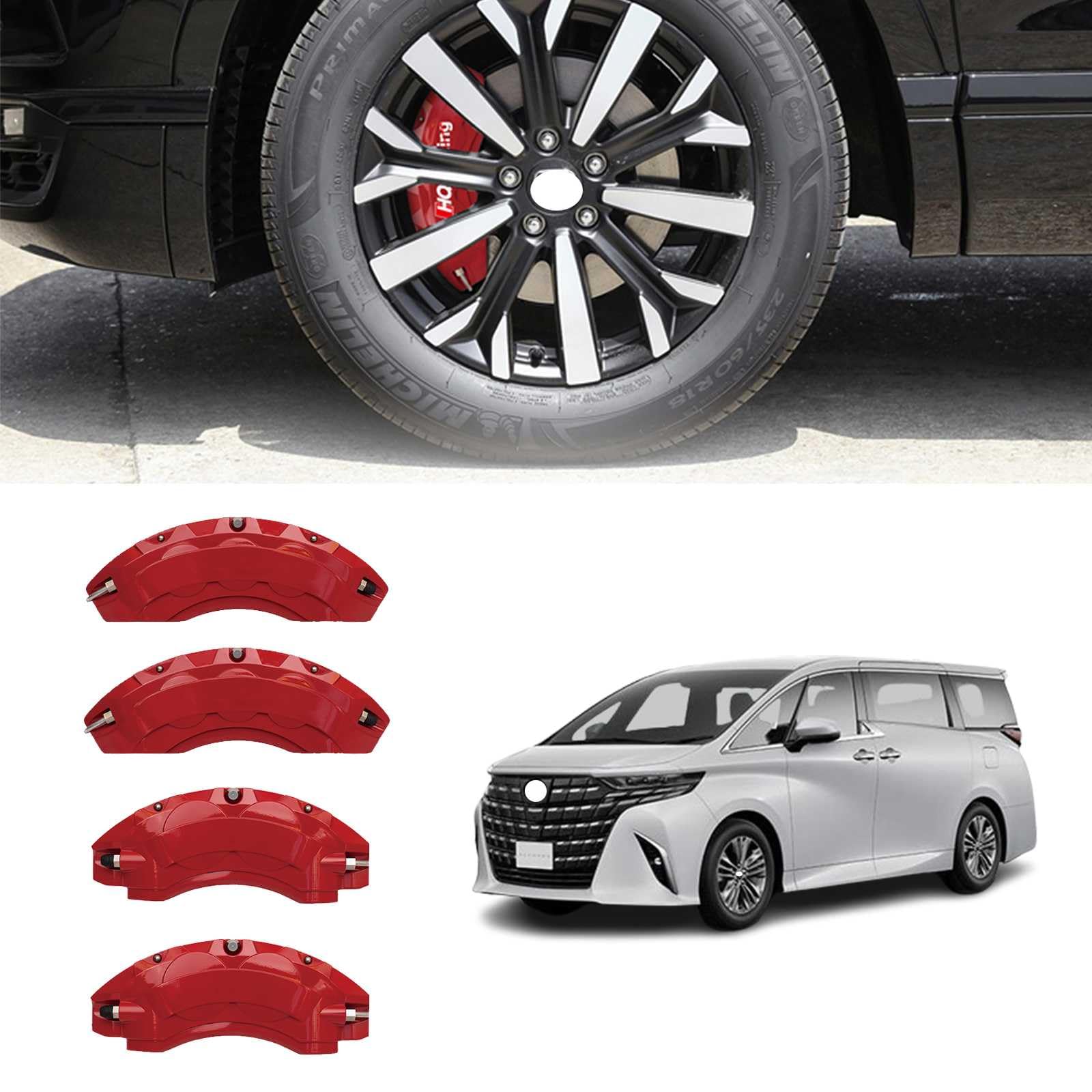 Amazon | キャリパーカバー 新型トヨタアルファード ヴェルファイア 40