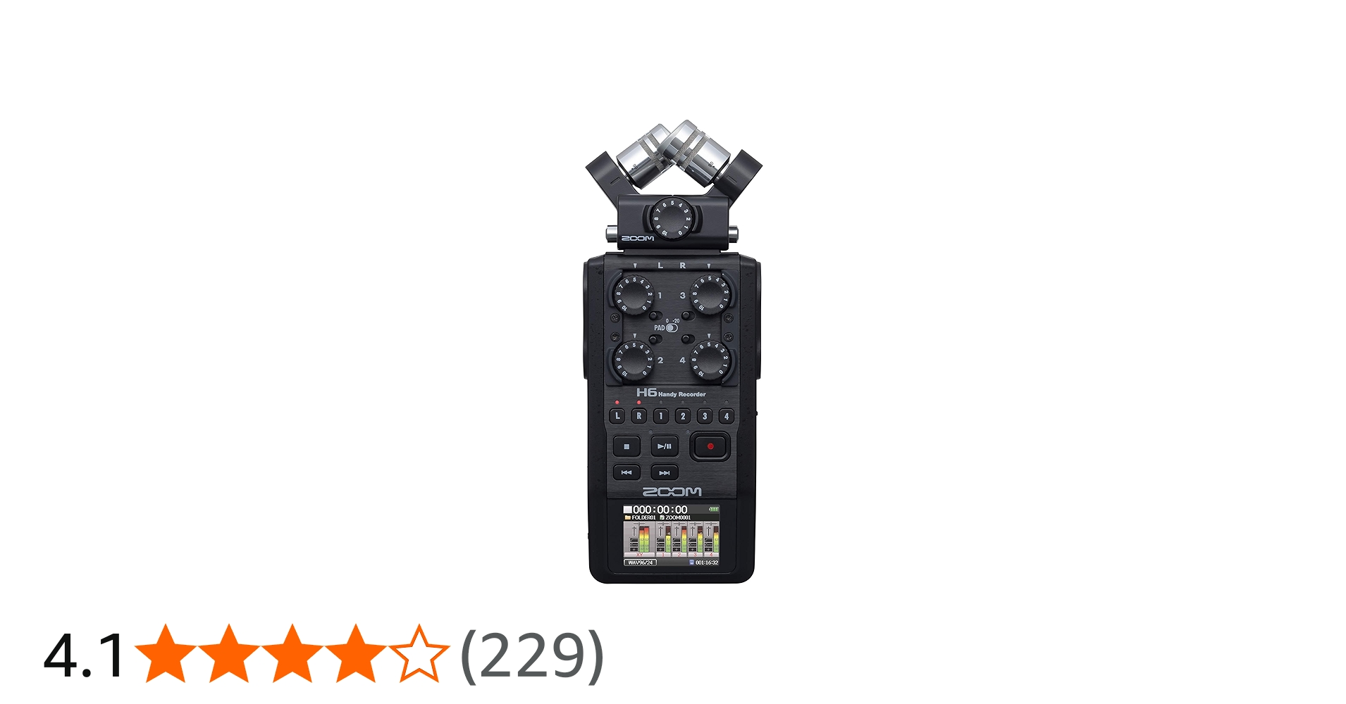 Amazon | ZOOM ズーム ハンディレコーダー リニアPCM/ICレコーダー 6