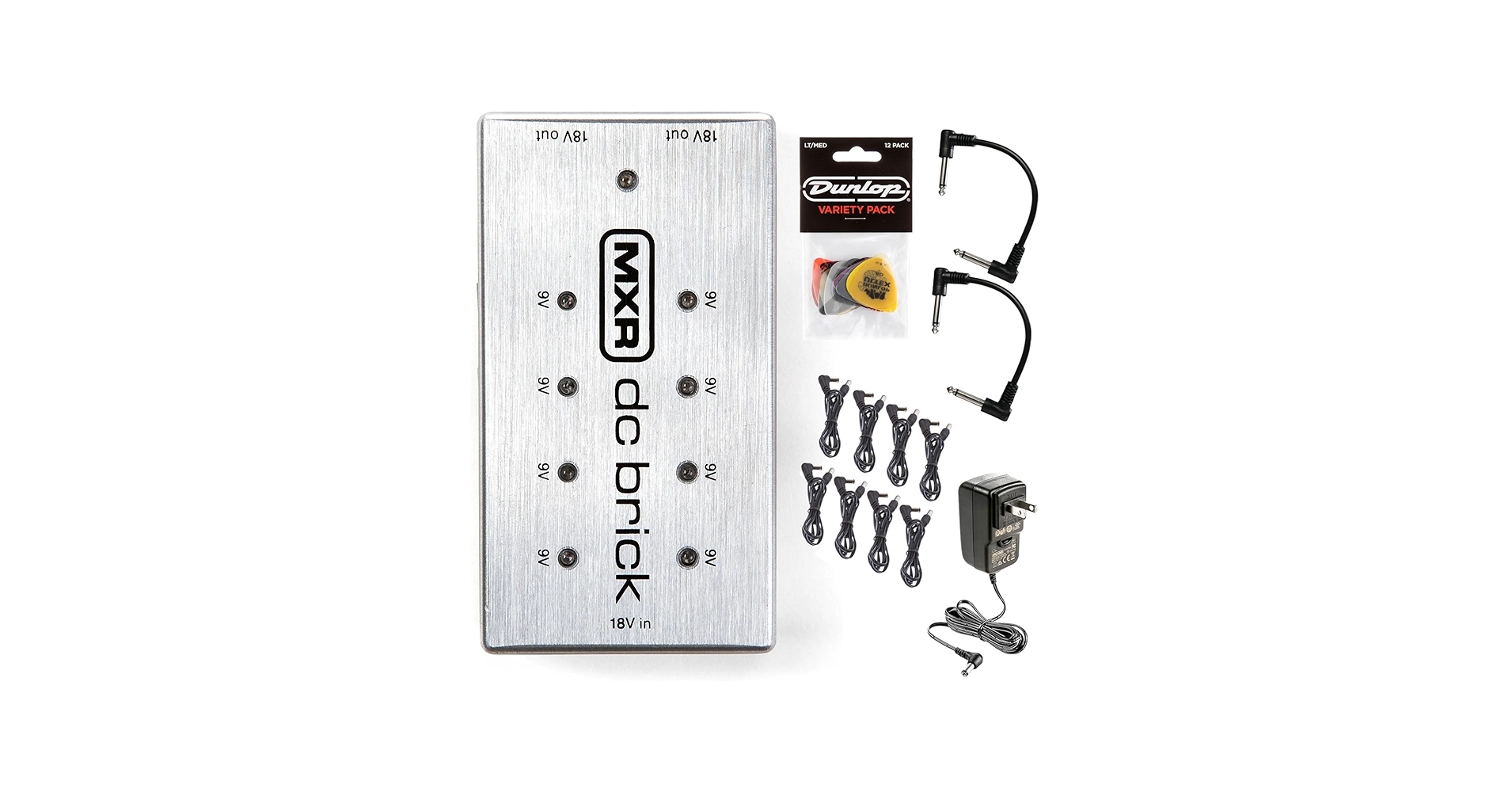 Amazon.com: MXR M237 DC Brick Power Supply Bundle with 2 Patch