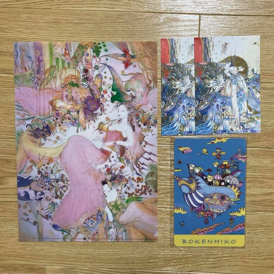 Amazon.co.jp: 天野喜孝 ファンタジーアート展、クリアファイル