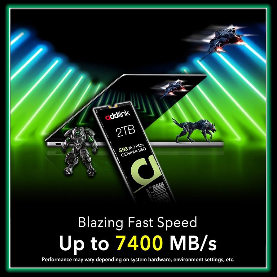 Amazon.com: Addlink S93 2TB PCIe 4.0 M.2 Gen 4 Memory Expansion