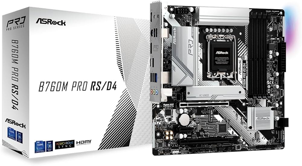 Amazon.co.jp: ASRock Motherboard, B760M Pro RS/D4, Intel 12th and