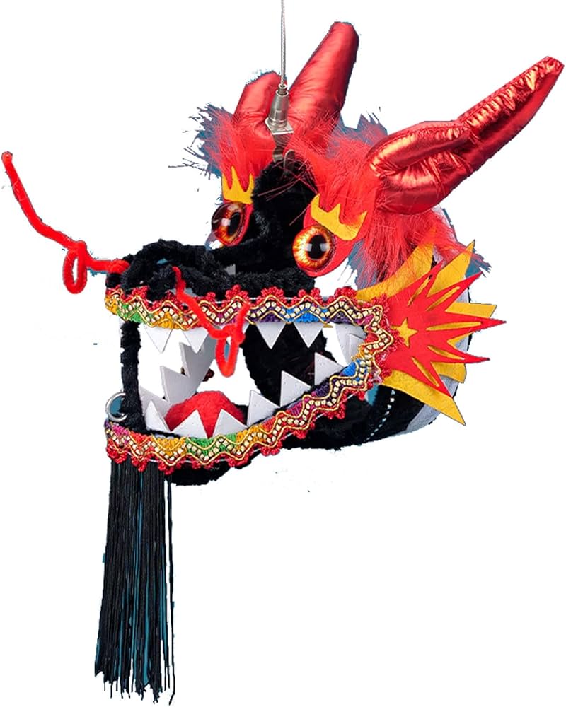 Amazon.com: Generic Dragon Dance Head Chinese New Year Performance