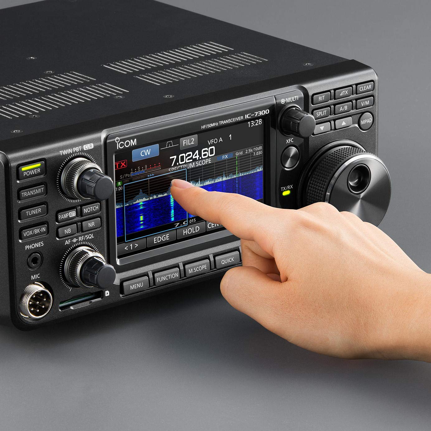 Amazon | ICOM IC-7300 (HF +50MHz SSB/CW/RTTY/AM/FM 100W