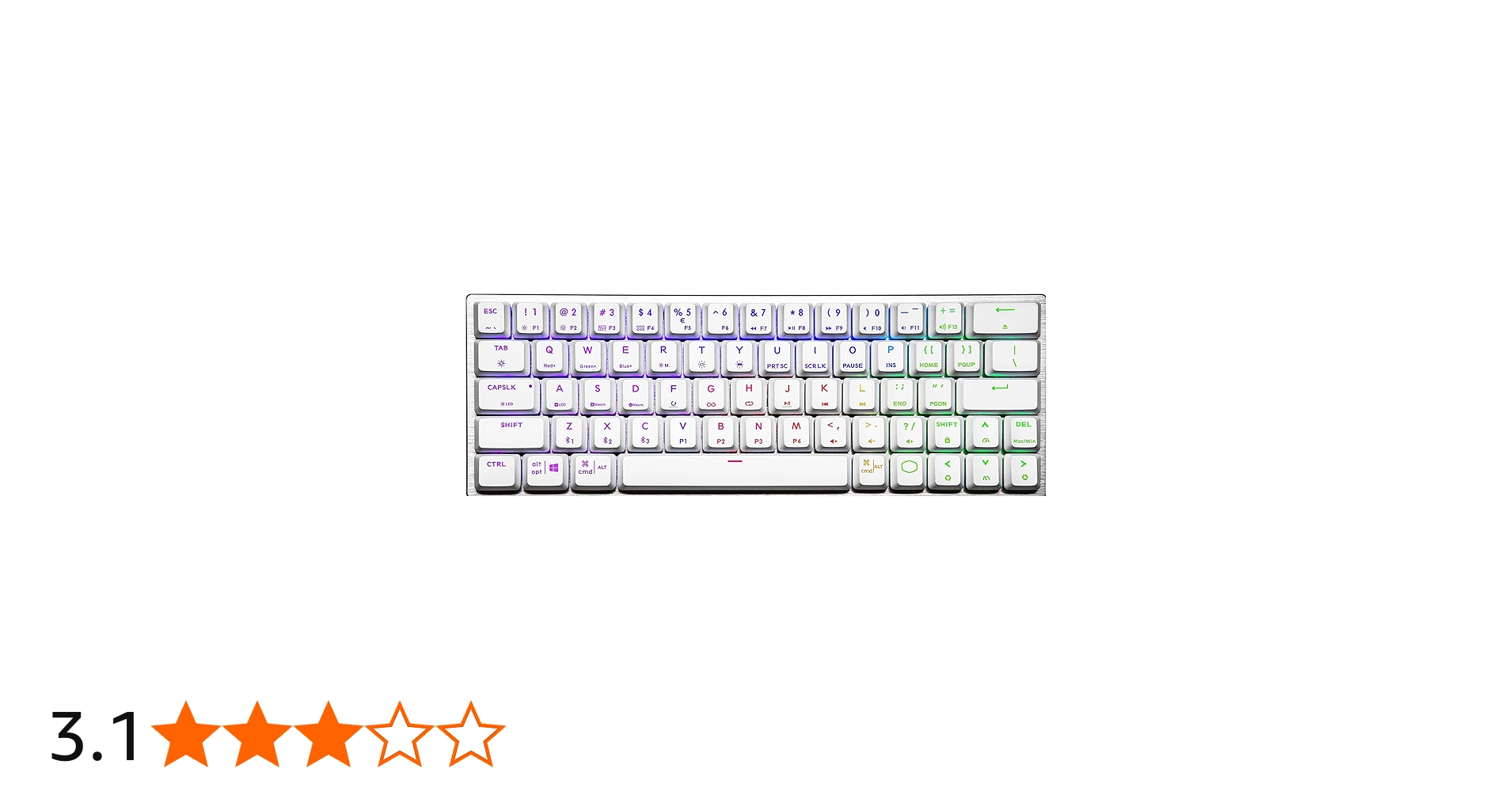 Amazon.co.jp: CoolerMaster SK622 White 有線/無線 両対応 テンキー