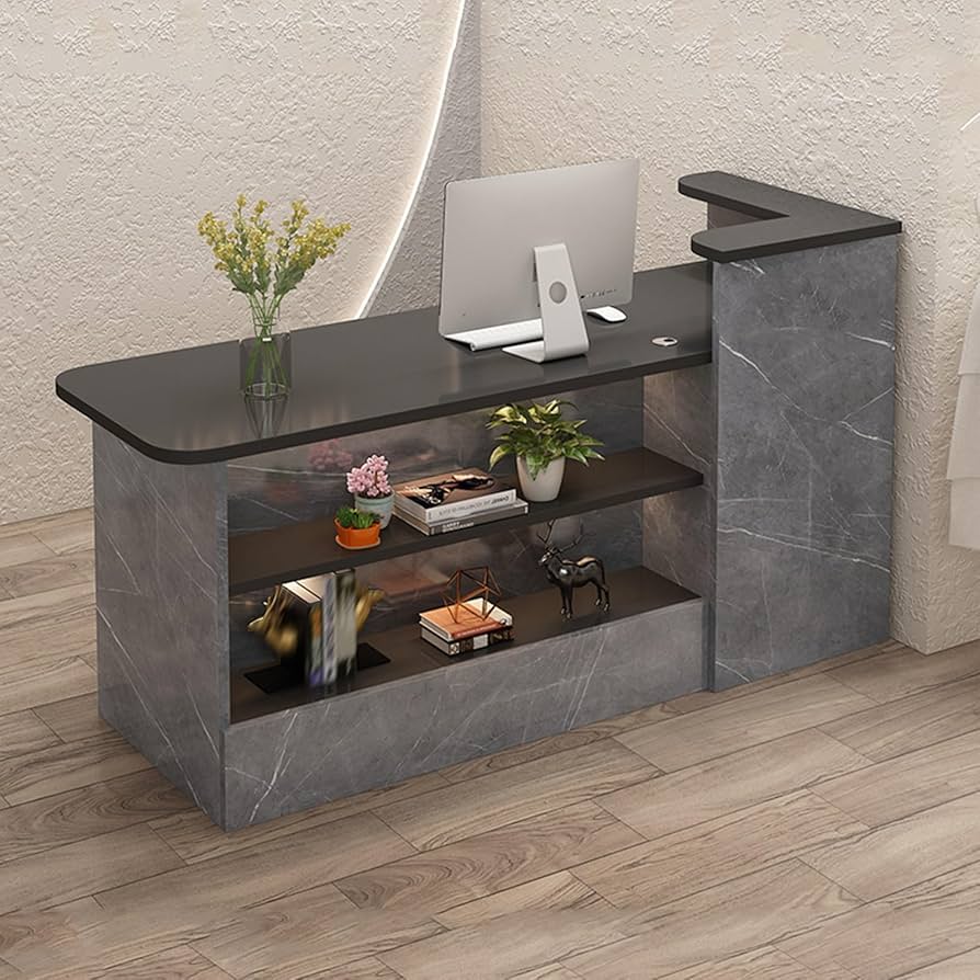 Amazon.co.jp: YVYKFZD レジカウンター 受付カウンター、カウンター