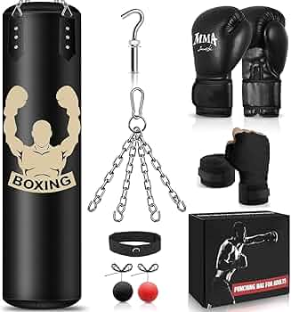 Amazon.co.jp: 大人用吊り下げサンドバッグ、4フィートPUヘビーバッグ