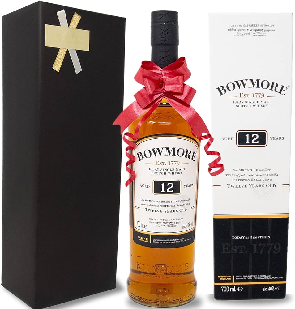 Amazon.co.jp: ギフト ボウモア 12年 700ml アルコール度数40度 ギフト