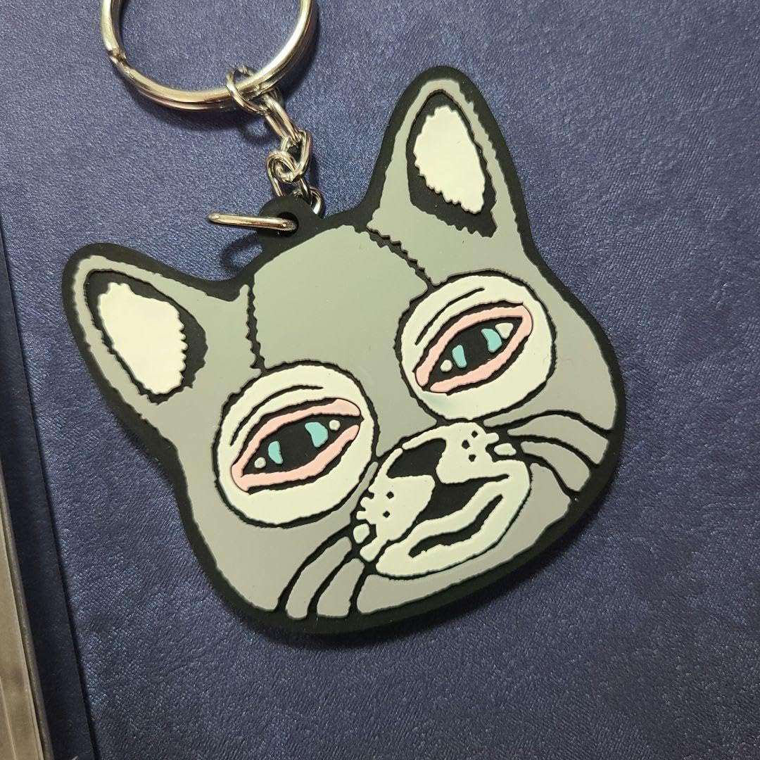 Amazon.co.jp: 奇幻動物森林 樋口裕子展 ニャンコ キーホルダー 台湾