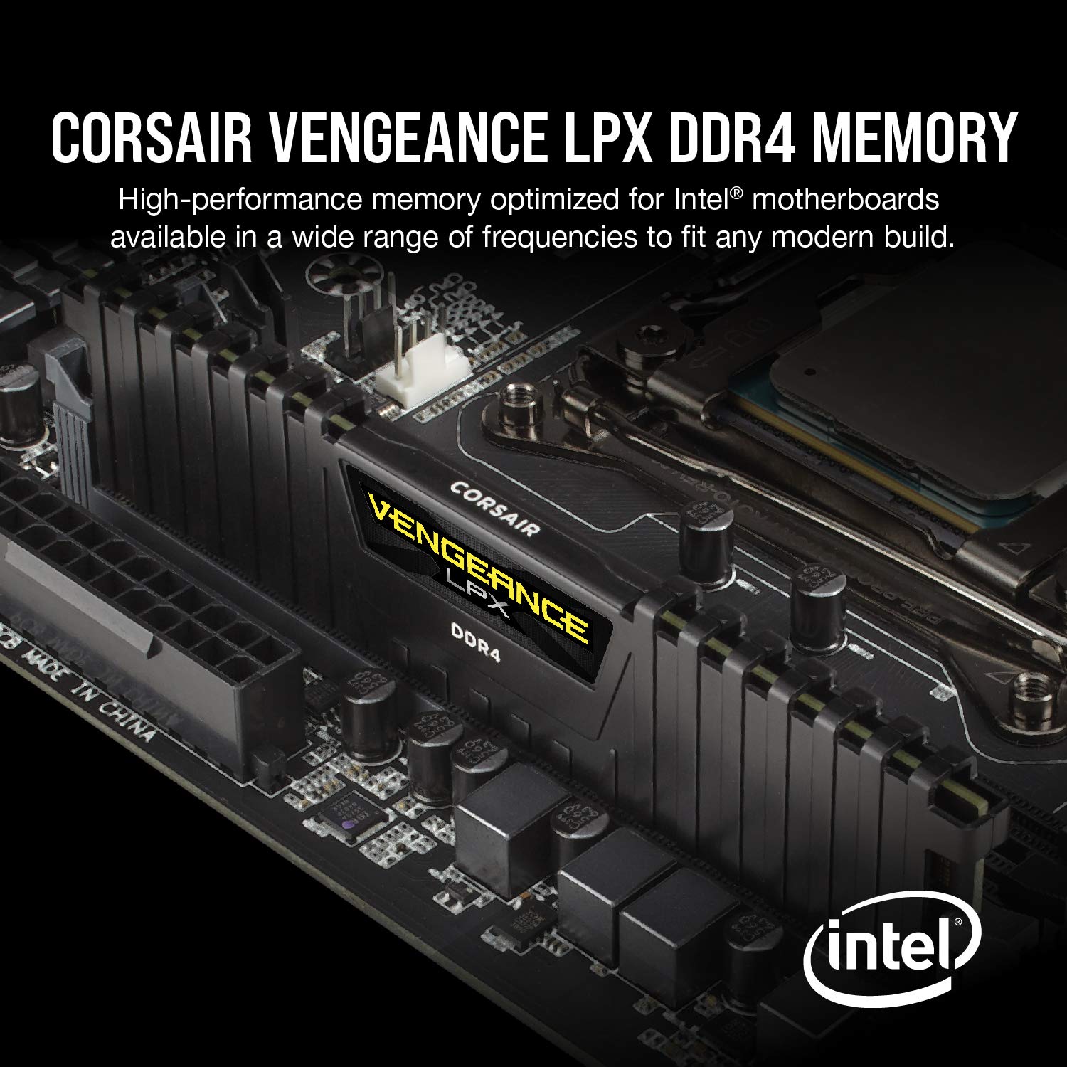 Corsair LPX 32GB 2 x 16GB Memory, Vengeance LPX Black at Amazon.com