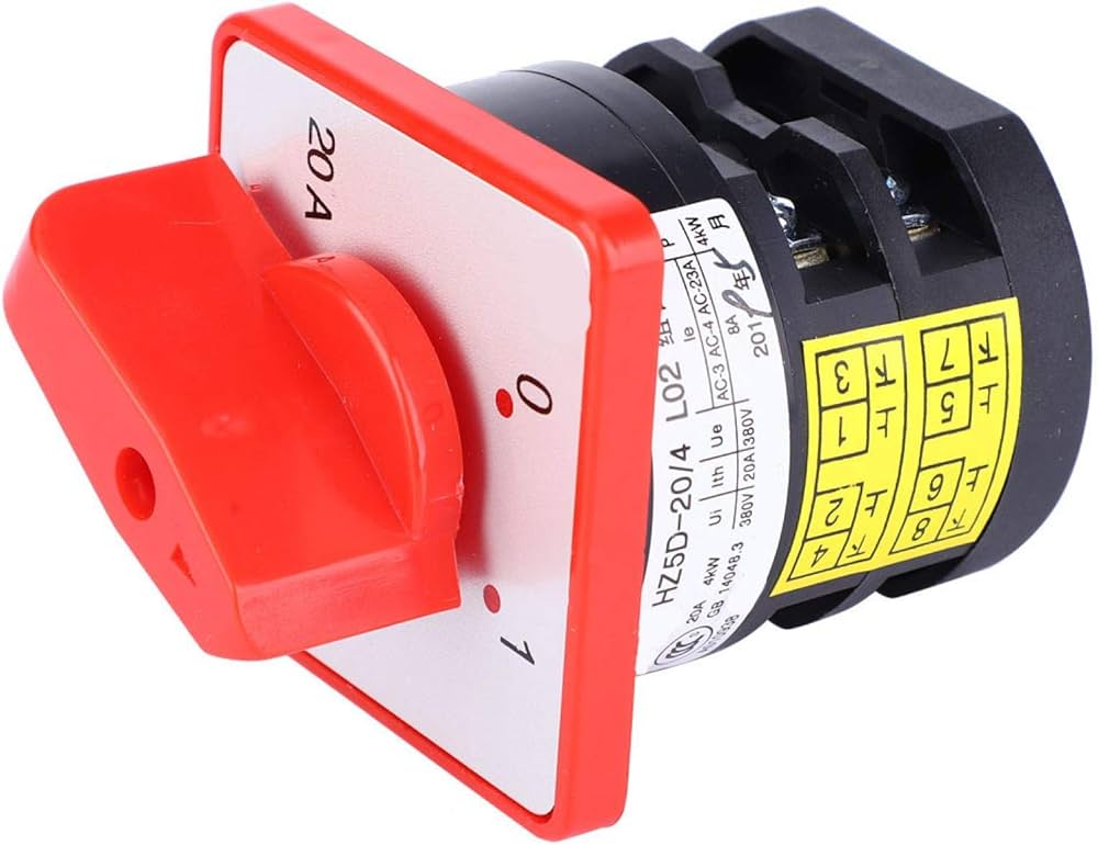 Amazon.co.jp: ロータリーカムセレクター、切り替えスイッチ電源