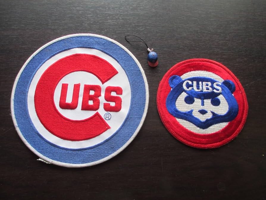 Amazon.co.jp: シカゴ カブス ワッペン 2枚セット + ストラップ CUBS
