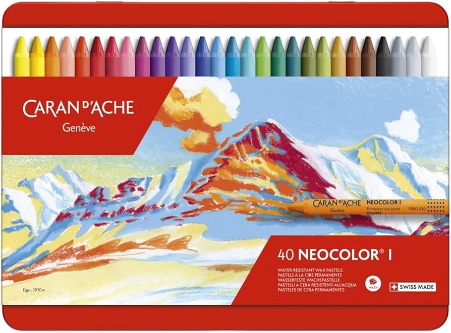 Amazon.com: Caran dAche Neocolor Pastels (40 Colors)