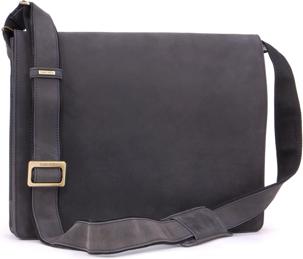 Amazon | ViscontiレザーA4レザーメッセンジャーバッグ（18548