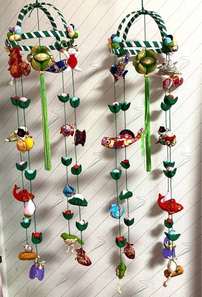 Amazon | 端午の節句 吊るし飾り さげもん ちりめん細工 | つるし飾り