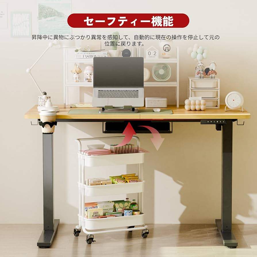 Amazon | SANODESK 電動昇降式デスク E150 高さ調節デスク パソコン