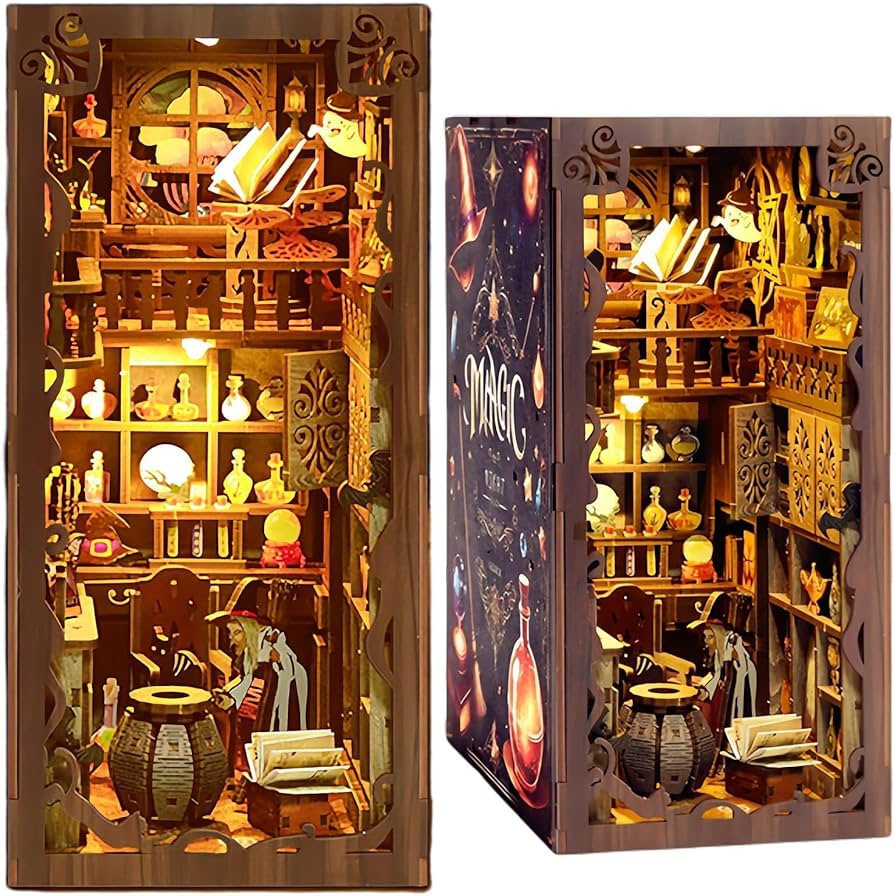 Amazon.com: DIY Book Nook Kit - Master Alchemist's Studio Series