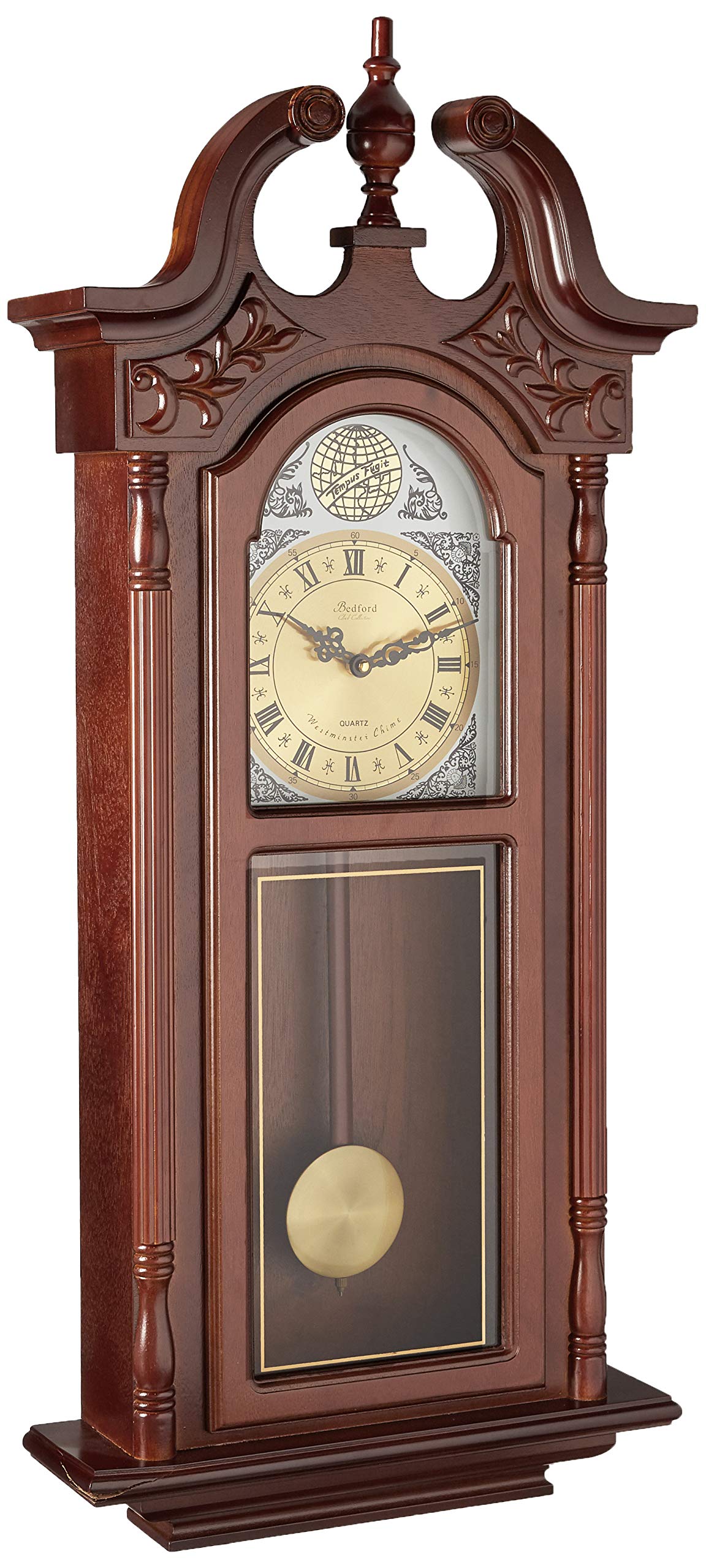 Amazon.com: Bedford Clock Collection Grand Antique Chiming Wall