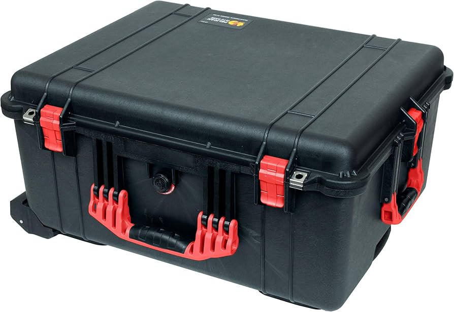 Amazon | Pelican 1620 ブラック&レッドケース - 空 | カメラバック