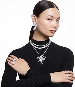 Amazon | 【スワロフスキー】Constella リング, セット(2)、ラウンド