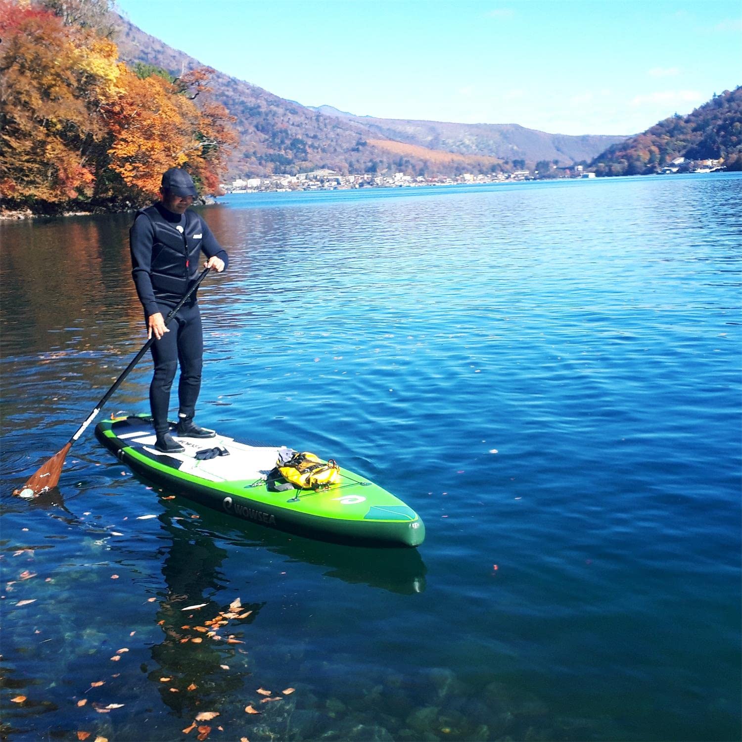 Amazon | WOWSEA フライフィッシュ F2 空気注入式パドルボード 丈夫で