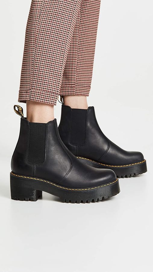 Amazon.com | Dr. Martens Women's Rometty Chelsea Boot, Black
