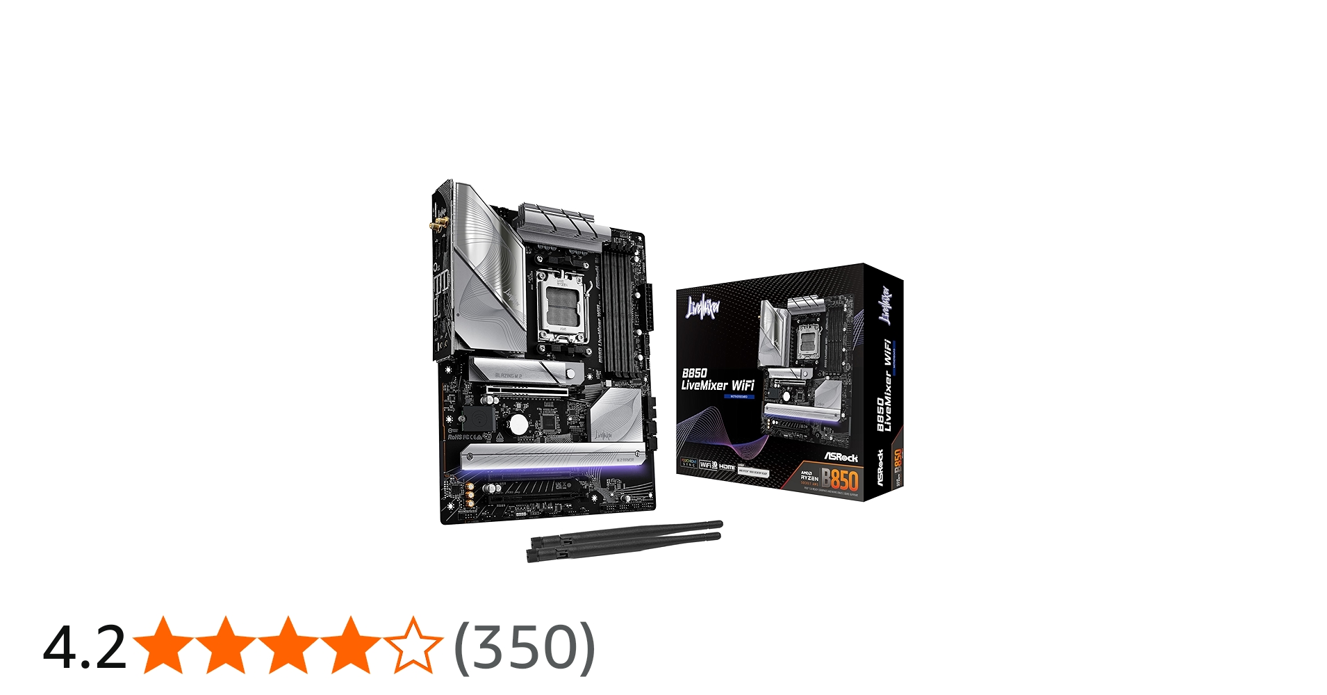 Amazon.co.jp: ASRock マザーボード B850 LiveMixer WiFi AMD Ryzen