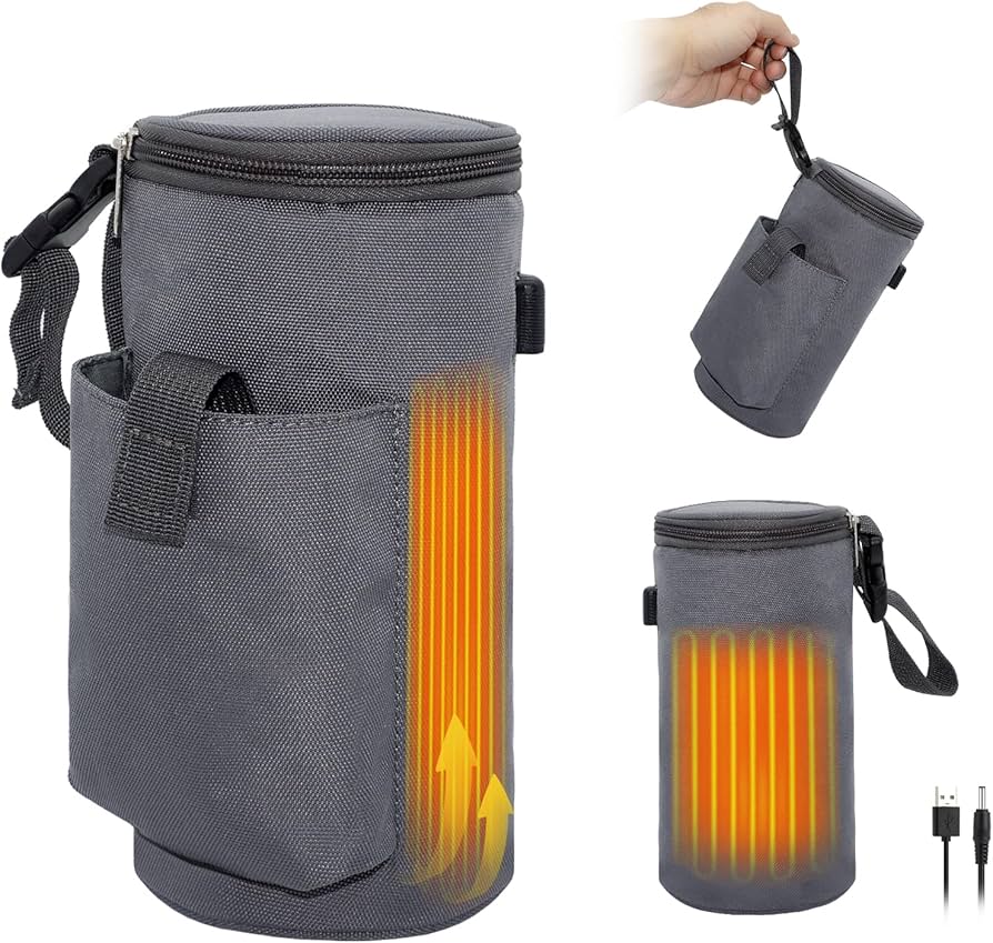 Amazon | ZenCT 保温ケース USB丸ごと保温 哺乳瓶ポーチ ヒーター内蔵