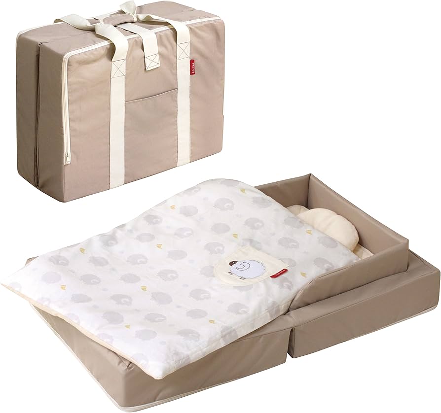 Amazon.co.jp: ファルスカ farska コンパクトベッド フィット ベージュ