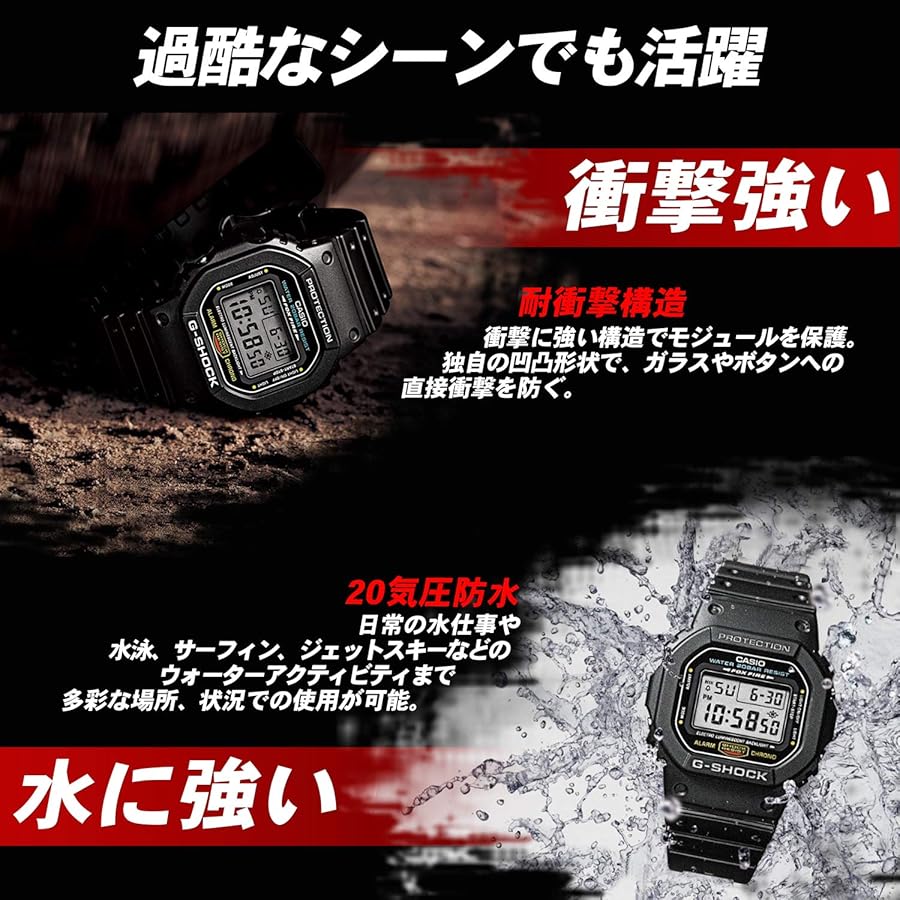 Amazon.co.jp: [カシオ] 腕時計 ジーショック 電波ソーラー GW-M5610MD
