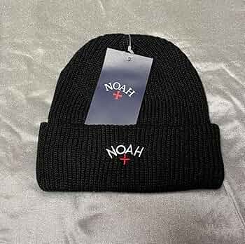 Amazon.co.jp: NOAH ニット帽子 ノア ビーニー 黒 : ファッション