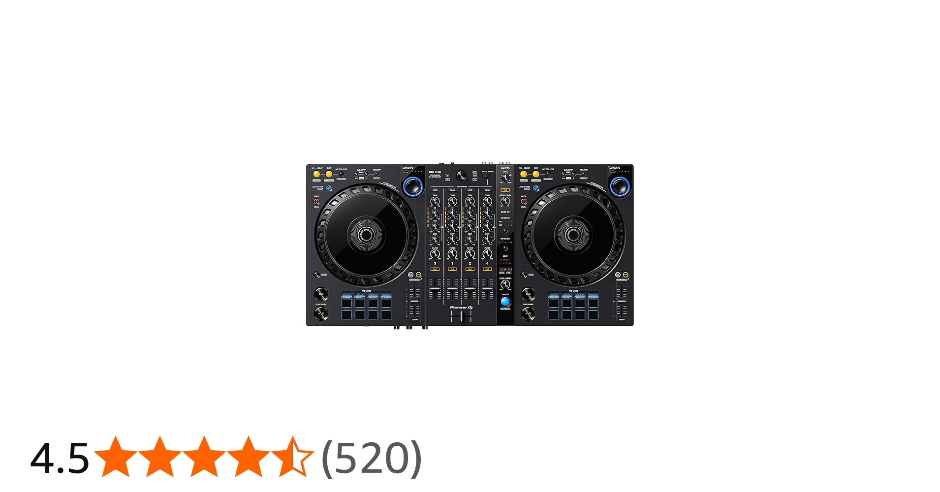 Pioneer DJ DDJ-FLX6 4-deck Rekordbox and Serato DJ Controller