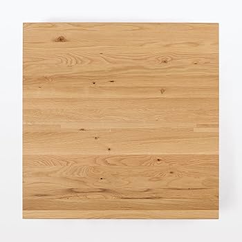 Amazon.co.jp: MUJI 無印良品 木製テーブル オーク材 幅80×奥行80×高さ