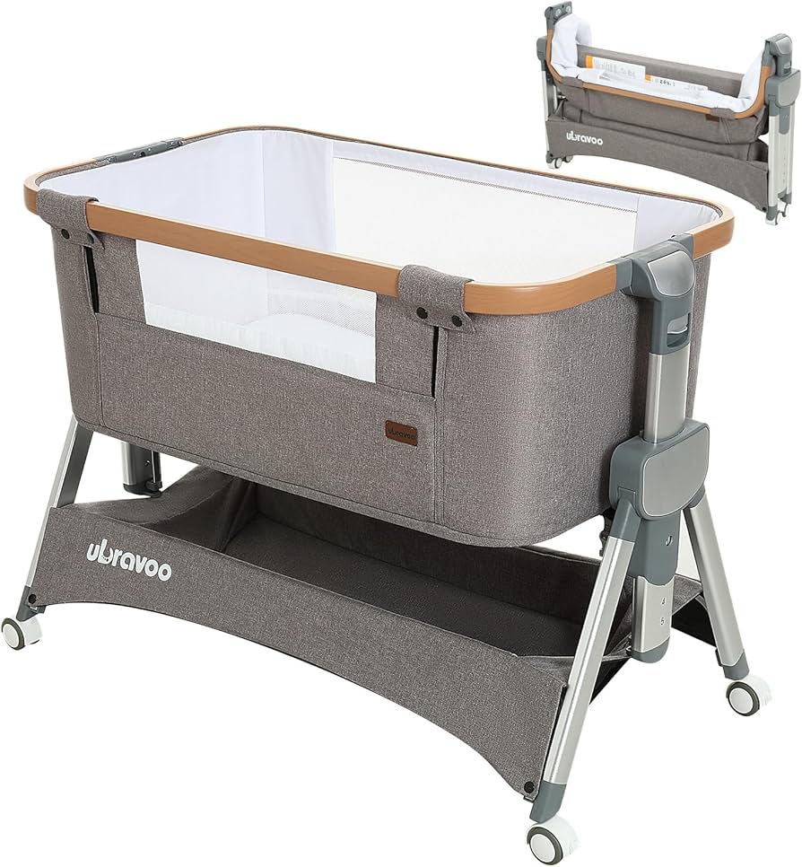 Amazon.co.jp: UBRAVOO 2024新型 ベビーベッド 添い寝 折りたたみ