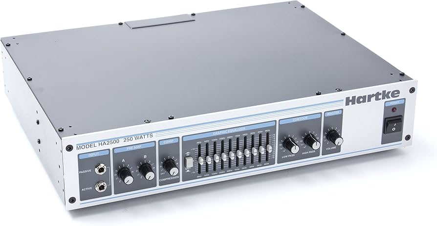 Amazon | Hartke『HA2500』 ベースアンプ・ヘッド 250W/4Ω 「国内正規