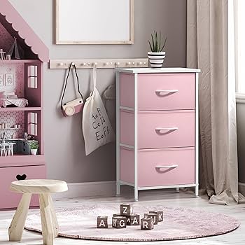 Amazon.com: Sorbus Nightstand with 3 Drawers - Bedside Furniture