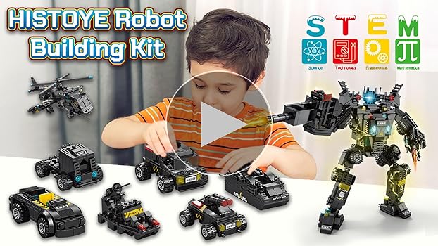 Amazon.com: HISTOYE 51-in-1 Robot Building Kit for Kids Stem