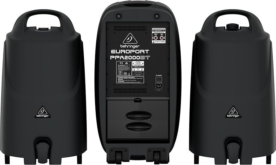 Amazon.com: Behringer EUROPORT PPA2000BT Ultra-Compact 2000-Watt 8