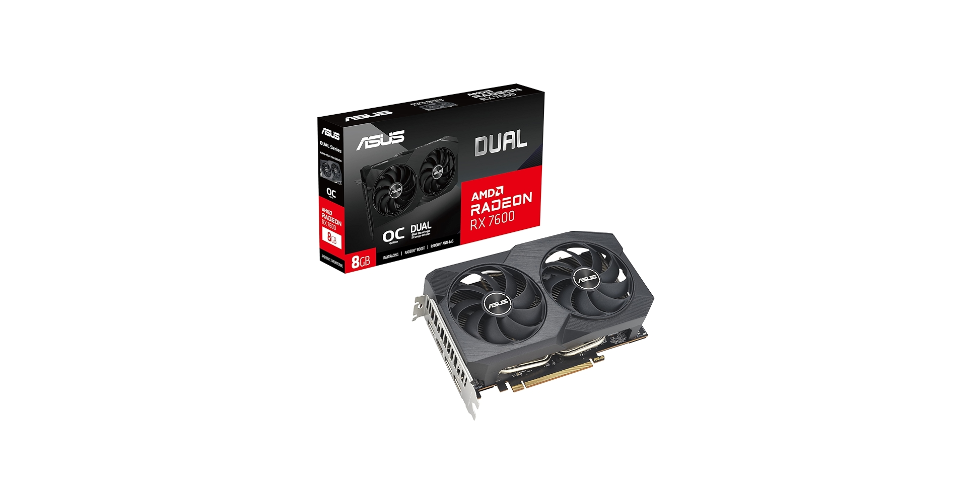 Amazon.com: ASUS Dual Radeon™ RX 7600 V2 OC Edition 8GB GDDR6
