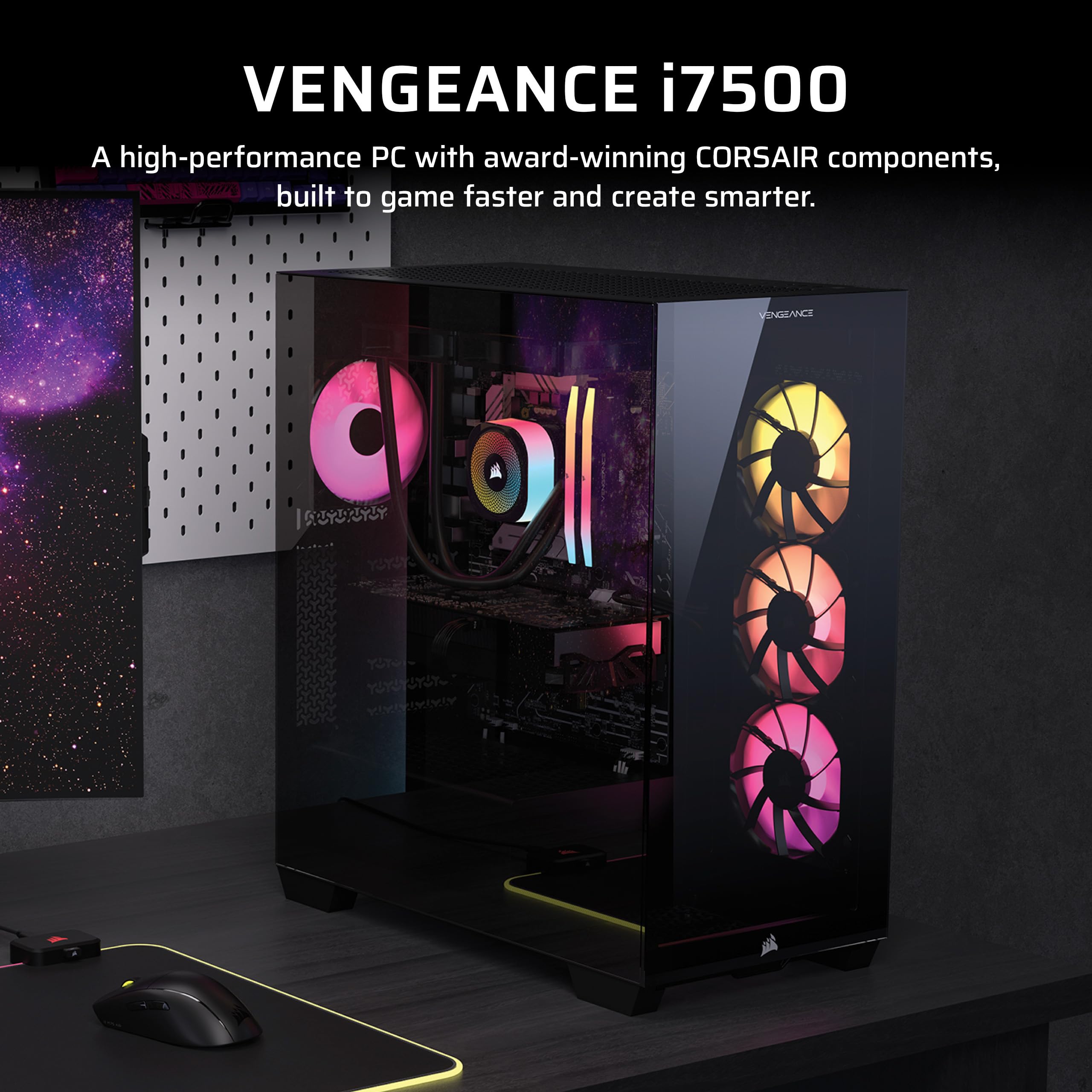 Amazon.com: Corsair Vengeance i7500 Gaming PC – Liquid Cooled