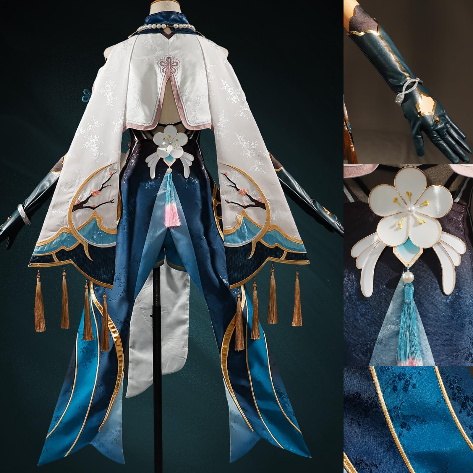 Amazon.co.jp: 崩壊:スターレイル ルアン・メェイ コスプレ衣装 刺繍