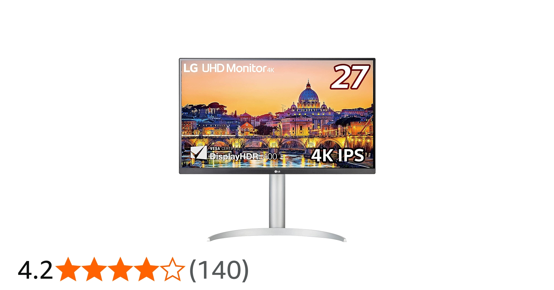 Amazon.co.jp: LG モニター ディスプレイ 27UP650-W 27インチ/4K/IPS非