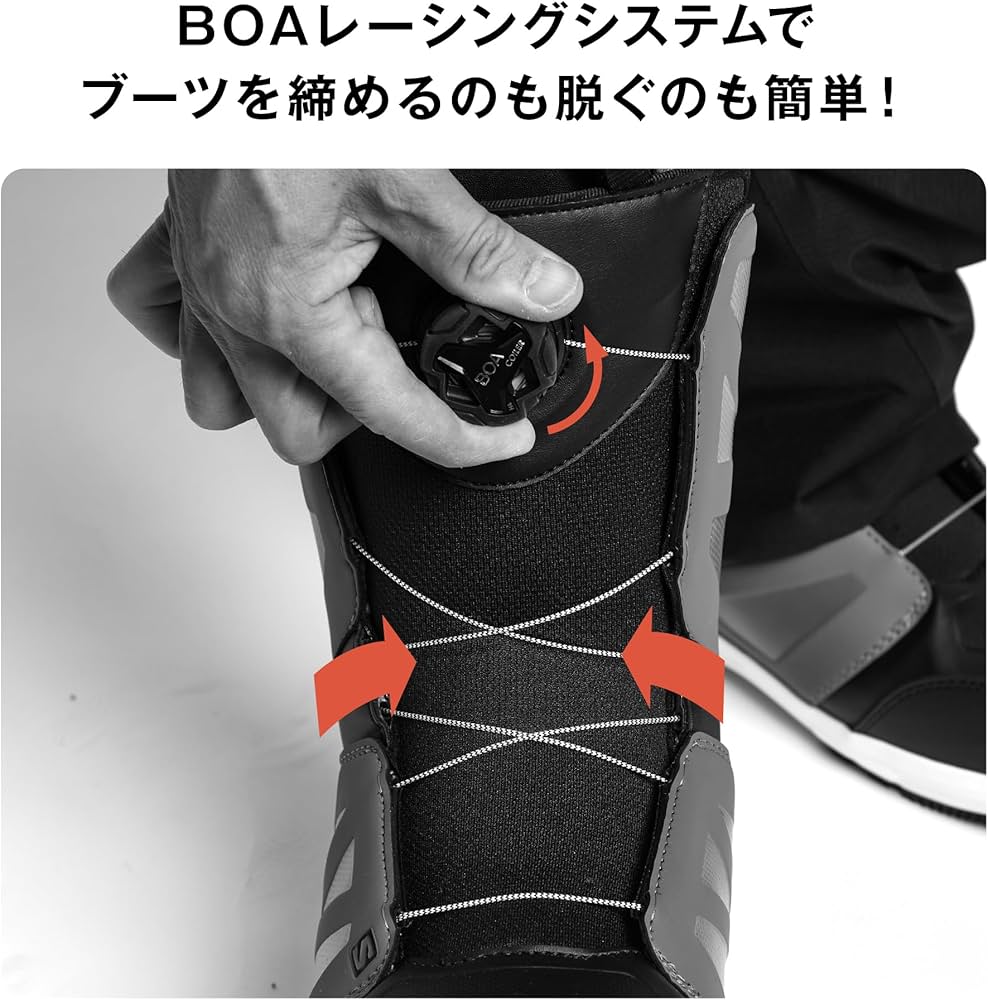 Amazon.com : Salomon Kids' Whipstar BOA Snowboard Boots 2024 Black