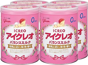 Amazon.co.jp: アイクレオ バランスミルク 800g×4缶 【0ヵ月~1歳頃