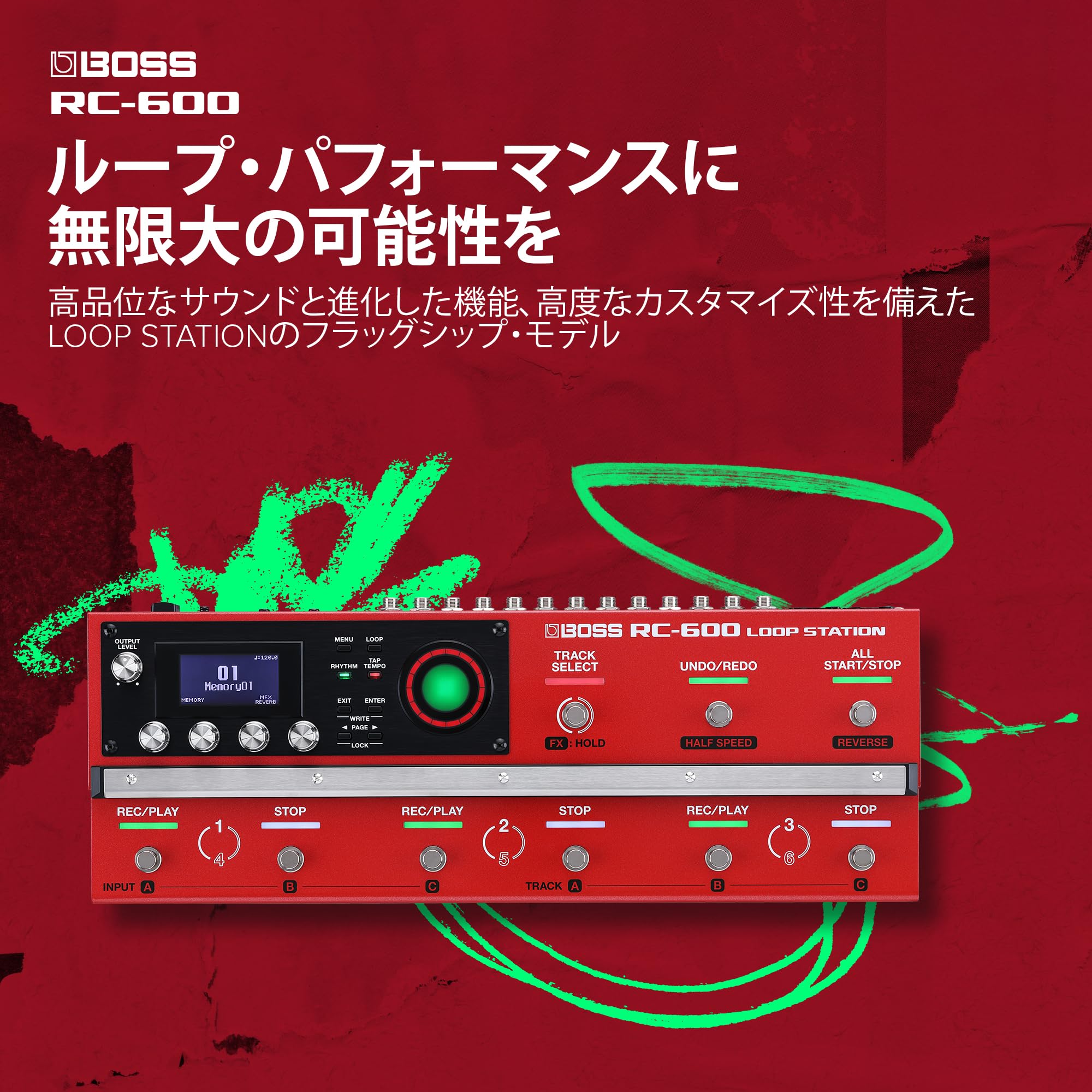 Amazon | BOSS ボス ループステーション RC-600 多機能ルーパー フロア