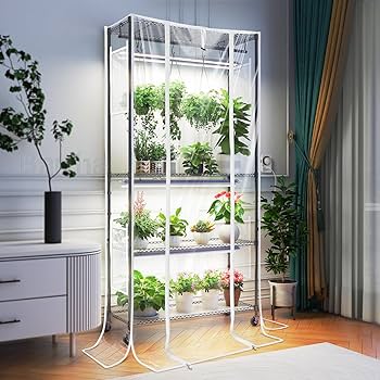 Amazon.com : Barrina CX3Z Indoor Greenhouse with Grow Light, 4