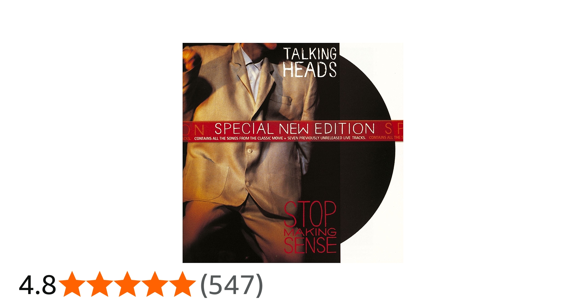 Amazon.co.jp: Stop Making Sense: Special New Edition (1984 Film