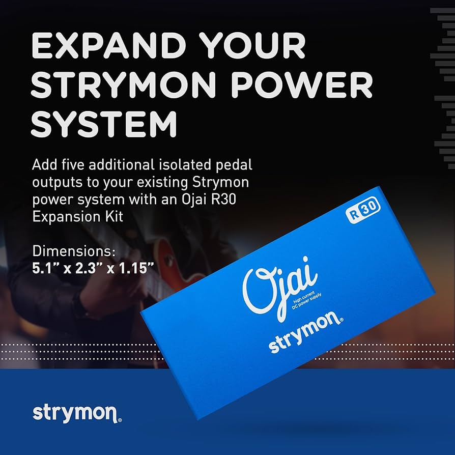 Amazon.com: Strymon Ojai R30 High Current Guitar Pedal Power