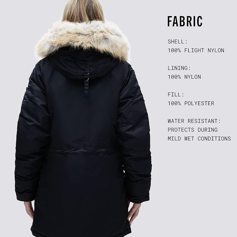 Amazon.com: Alpha Industries Women's N-3B Parka (XS, Black